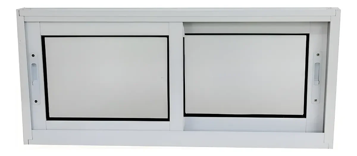 Vitro 2 Folhas Moveis 60x150 Branco Janela De Correr Suprema