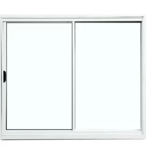 VITRO DE CORRER 2 FOLHAS SEM GRADE LINHA MODULAR - ALUMÍNIO BRANCO INOVAX