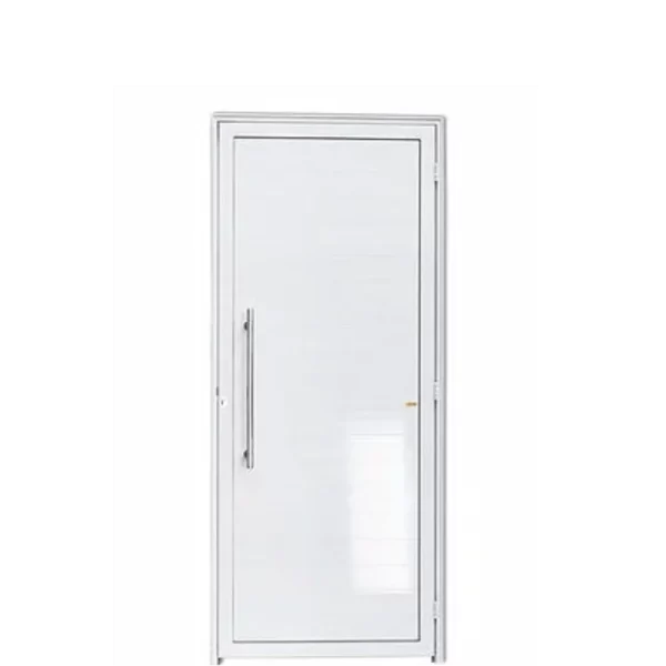 PORTA LAMBRIL COM PUXADOR LINHA 25 ALUMÍNIO BRANCO - INOVAX