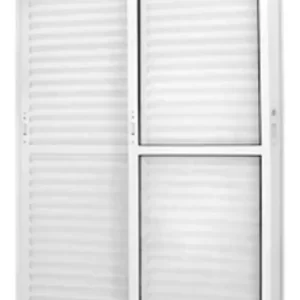 PORTA BALCÃO 3 FOLHAS MÓVEIS LINHA CLASSIC 25 ALUMÍNIO BRANCO INOVAX
